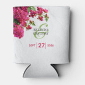 Bougainvillea Mediterranean Greek Island Wedding  缶クーラー (正面)