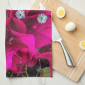 Bougainvillea Speaks for Itself Kitchen Towels キッチンタオル (四つ折り)