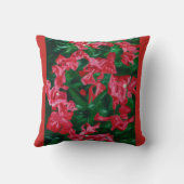 Bougainvilleas -自然へのコード、枕 クッション (裏面)