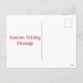 Boughsお洒落クリスマスカード、カスタムクリスマス シーズンポストカード (裏面)