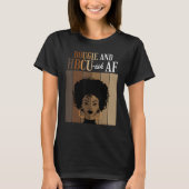 Bougie And HBCU-ish AF Historical Black Colleges A Tシャツ (正面)
