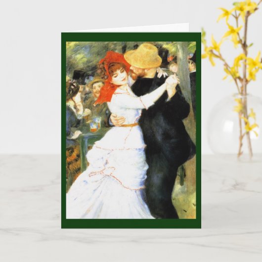 Bougivalのダンス カード (黄色い花)