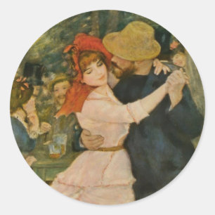 Bougival (1883年)のピエール＝オーギュスト・ルノワールのダンス ラウンドシール