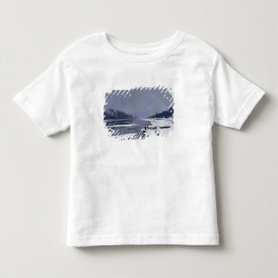Bougival、c.1867-68のセーヌ河の浮氷 トドラーTシャツ