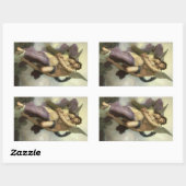 Bouguerauによるサイケの拉致(別名ラヴィシェメント) 長方形シール (シート)