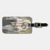 Bouguereauのバラ(1903年)のマドンナ ラゲッジタグ (正面横)