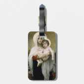 Bouguereauのバラ(1903年)のマドンナ ラゲッジタグ (裏面縦)