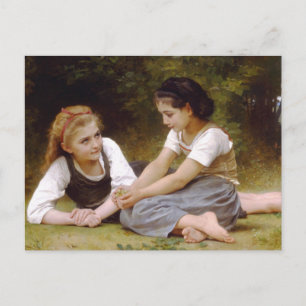Bouguereauの1882ナットの採集のLesのnoisettes ポストカード