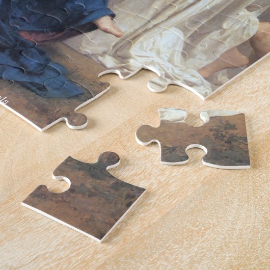 Bouguereau -天使lgの歌 ジグソーパズル (側面)