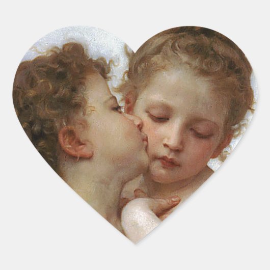 Bouguereau , “ First kiss ” ハートシール (正面)