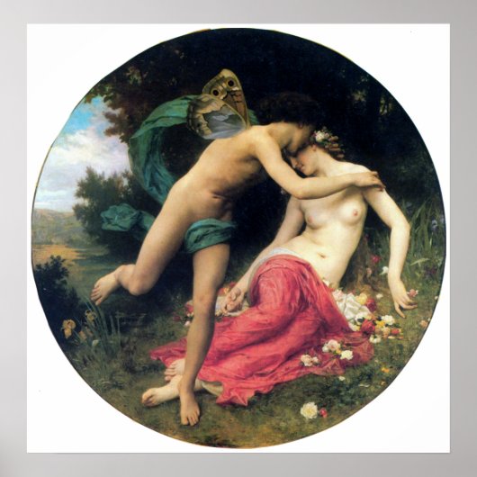 Bouguereau - Flore et Zephyre ポスター (正面)