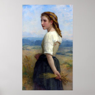 Bouguereau - Glaneuse ポスター