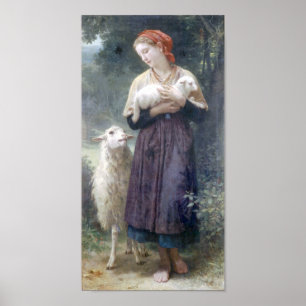 Bouguereau - L'Agneau新しいne ポスター