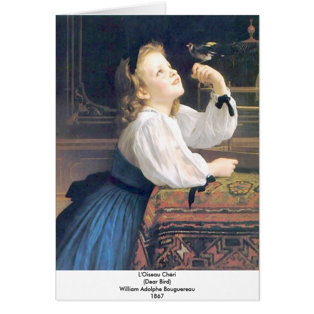 Bouguereau - L'Oiseau Cheri (正面)
