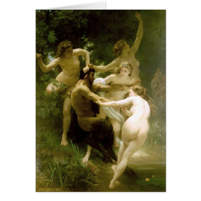 Bouguereau - NymphesとSatyre (正面)