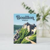 Bouillon Castle Belgium ポストカード (スタンド正面)