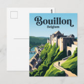 Bouillon Castle Belgium ポストカード (正面/裏面)