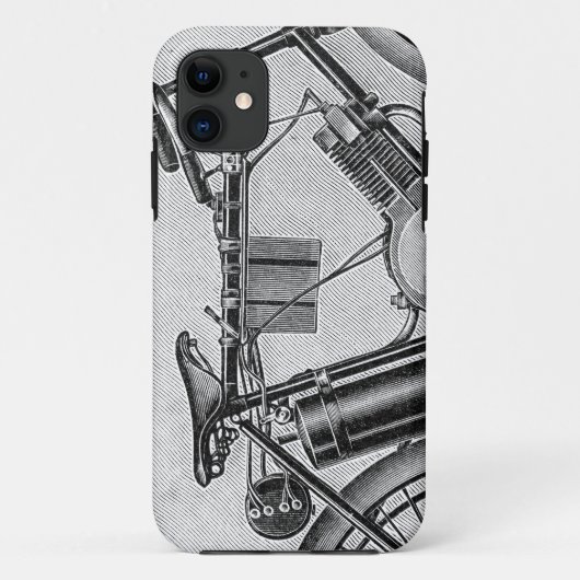 Bouillyのオートバイ1895年 Case-Mate iPhoneケース (裏面)