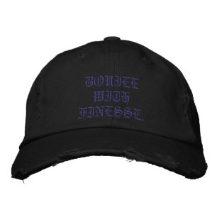 BoujeeとFinesse Trending Hat 刺繍入りキャップ