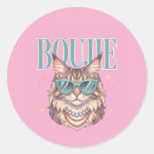 Boujie Cat ステッカー (正面)