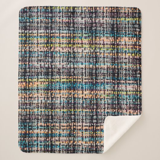 Boulcle縫合布の背景テクスチャ シェルパブランケット (正面)