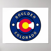 Boulder Colorado ポスター (正面)