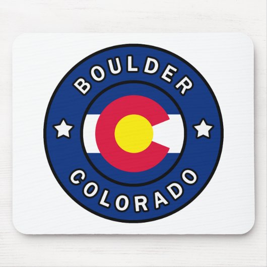 Boulder Colorado マウスパッド (正面)
