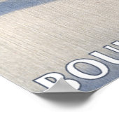 Boulder, Colorado - Flatirons in Winter ポスター (角)