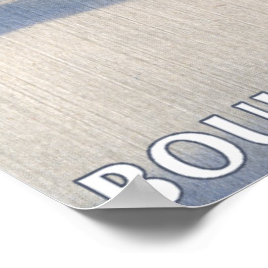 Boulder, Colorado - Flatirons in Winter ポスター (角)