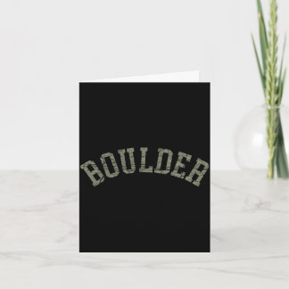 Boulder colorado rocky mountains skiing camping カード