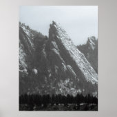 Boulder Flatirons Fog ポスター (正面)