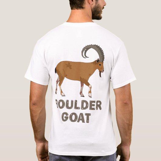 Boulder G.O.A.T (only back side) Tシャツ (裏面)