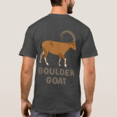 Boulder Goat (both sides) Tシャツ (裏面)