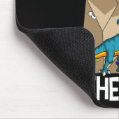 Bouldering Climber Boulderer Artificial Dinosaur C マウスパッド (コーナー)