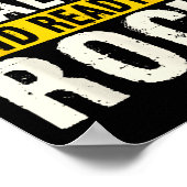 Bouldering Climber Boulderer Artificial Rock Climb ポスター (角)