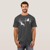 Bouldering Funny Cat Lover Rock Climbing Free Tシャツ (正面フル)