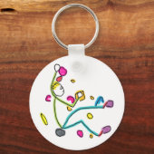 Bouldering Stickman キーホルダー (正面)