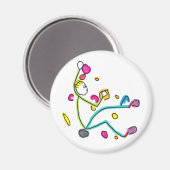 Bouldering Stickman マグネット (正面/裏面)