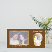 Boule a neige Snow globeのカルト写真 シーズンカード (スタンド正面)