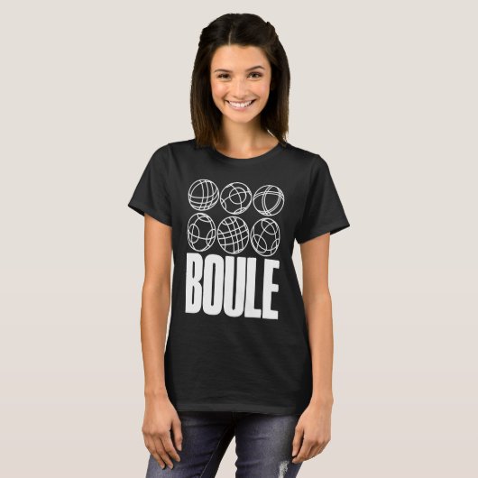 Boule Balls For Boulder Petanque Boules Ball Tシャツ (正面フル)