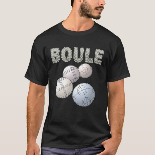 BOULE Balls Petanque Sport Boccia Game Boulen Boul Tシャツ (正面)