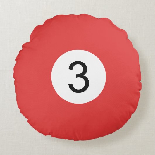 Boule de Billard #3 ラウンドクッション (正面)