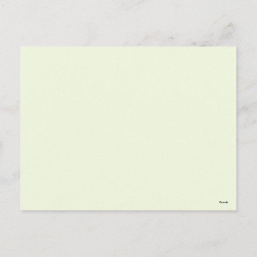 Boule neigeの雪の地球の献立表のpostale シーズンポストカード (裏面)