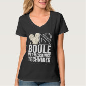 Boule survey technician motif tシャツ (正面)