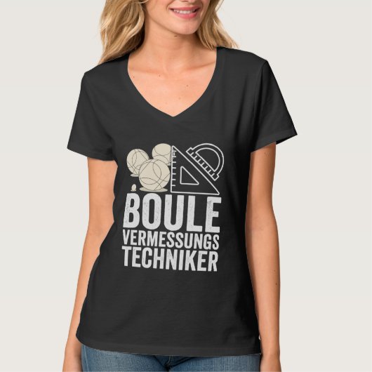 Boule survey technician motif tシャツ (正面)
