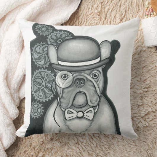 Bouledogue Pillow クッション (ブランケット)