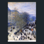 Boulevard des Capucines by Claude Monet ポスター<br><div class="desc">This painting titled, Boulevard des Capucines by Claude Monet is made by the famous artist, Claude Monet. About Claude Monet Claude Monet was the founder of the French impressionist painting style;Boulevard des Capucines by Claude Monet the most consistent and prolific practitioner of the movement's philosophy of expressing one's perceptions before...</div>
