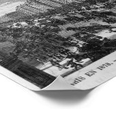 Boulevard Haussmannが間に広がった ポスター (角)