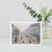 Boulevard Montmartre, 1897 (油・オン・キャンバス) ポストカード (スタンド正面)