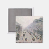 Boulevard Montmartre, 1897 (油・オン・キャンバス) マグネット (正面/裏面)